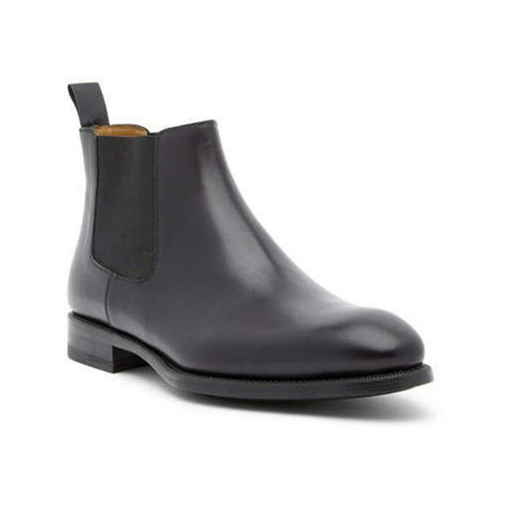 Magnanni Bonn Leather Chelsea Boot Black Size 9.5 24194